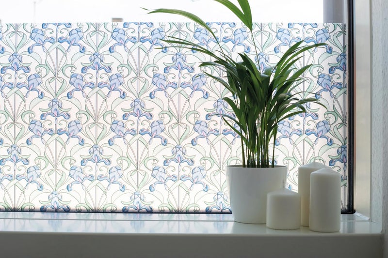 d-c-fix 346-0616 Self-Adhesive Privacy Glass Window Film, Minster/Iris, 17" x 78" Roll - Image 4